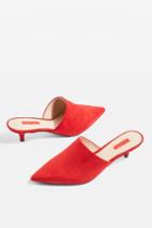Topshop High Vamp Low Heel Shoes