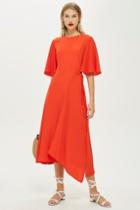 Topshop Cut About Midi Dress