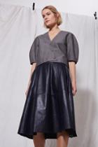 Topshop *leather Full Skirt By Boutique