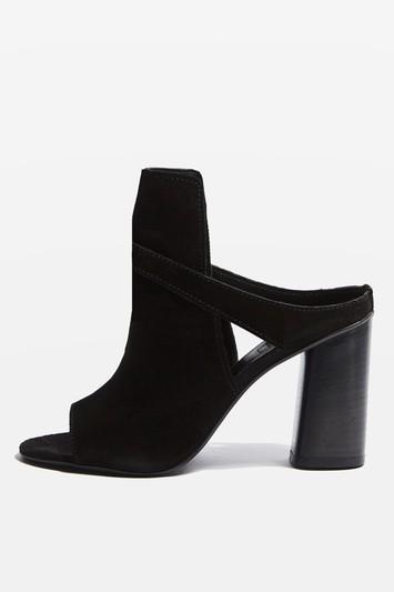 Topshop Nico Suede Heeled Shoe Boots