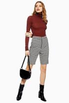 Topshop Houndstooth Shorts