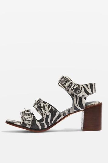 Topshop Veronica Zebra Sandals