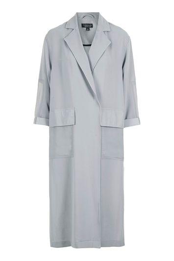 Topshop Petite Panel Duster Coat