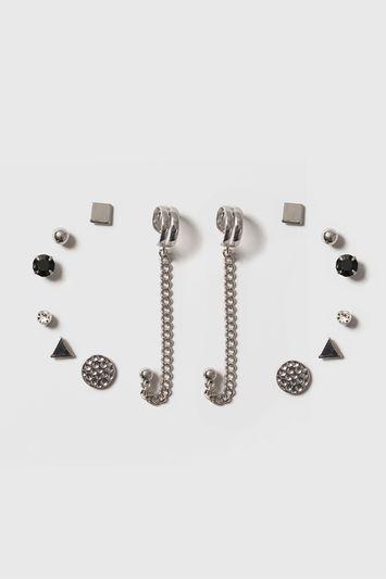 Topshop Mixed Shape Ear Cuff Pack