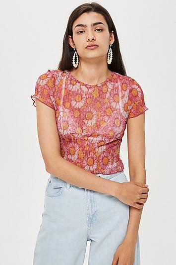 Topshop Petite Daisy T-shirt