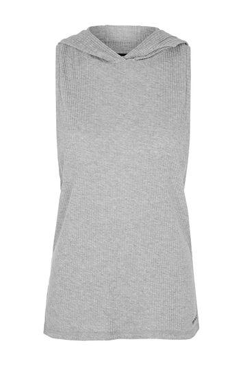Topshop Ribbed Hooded Tank Top By Ivy Park