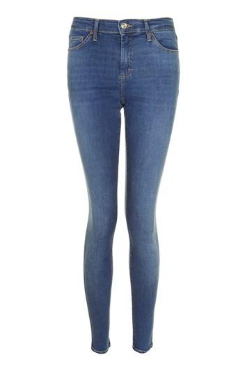 Topshop Moto Mid Blue Sidney Jeans