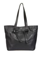 Topshop Tyson Leather Knot Tie Shopper Bag