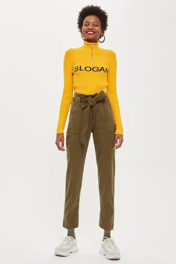 Topshop Petite Utility Trouser