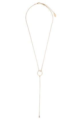 Topshop *slinky Chain Short Lariat Neckalce By Orelia