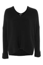 Topshop Cashmere Directional Ribbed Sweater