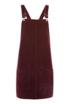 Topshop Moto Cord Pocket Pinafore Dress