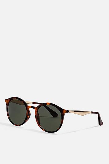 Topshop Luci Preppy Round Sunglasses