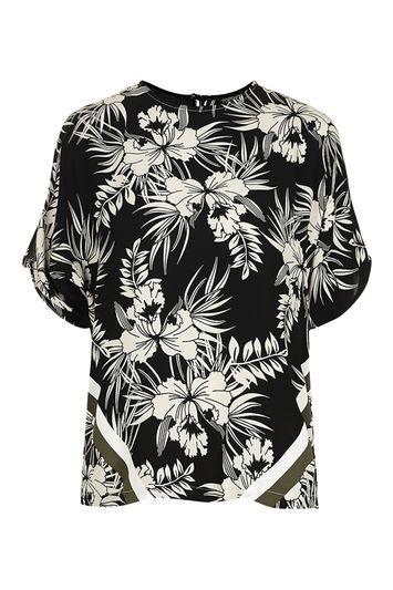 Topshop Palm Sports Stripe Top