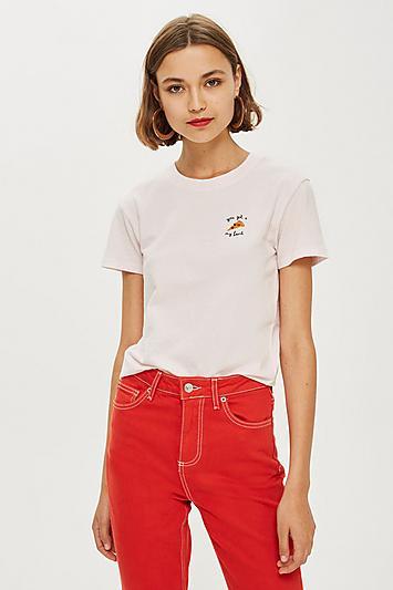 Topshop 'pizza My Heart' T-shirt