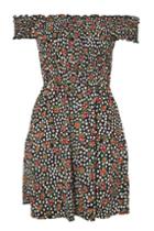 Topshop Floral Gypsy Tunic Dress