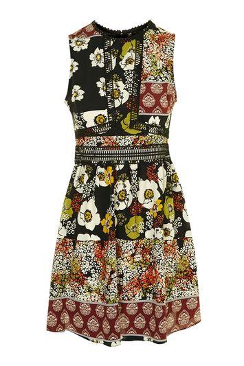 Topshop Patchwork Sundress