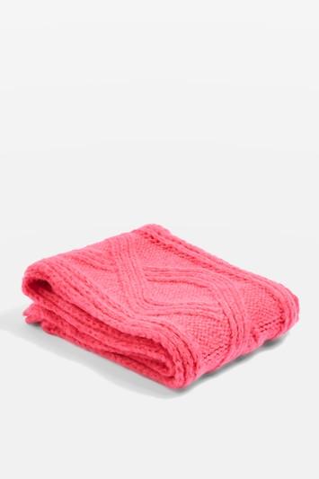 Topshop Cable Knitted Scarf