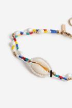 Topshop *shell And Bead Anklet