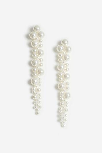 Topshop *mixed Pearl Drop Earrings