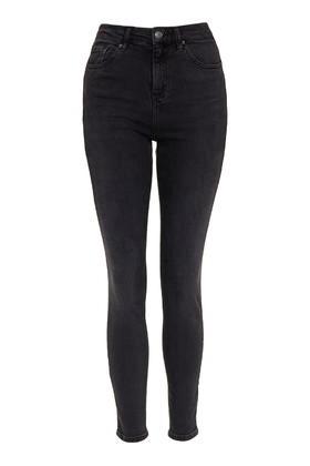 Topshop Tall Washed Black Cain Jean