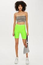 Topshop Shiny Cycling Shorts By We Own The Night