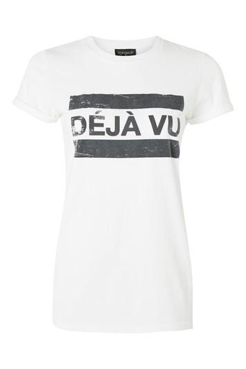 Topshop Tall 'deja Vu' Motif T-shirt