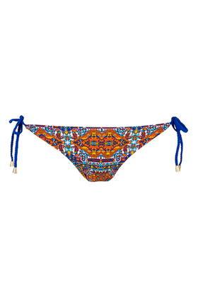 Topshop Tile Tie-side Bikini Bottoms