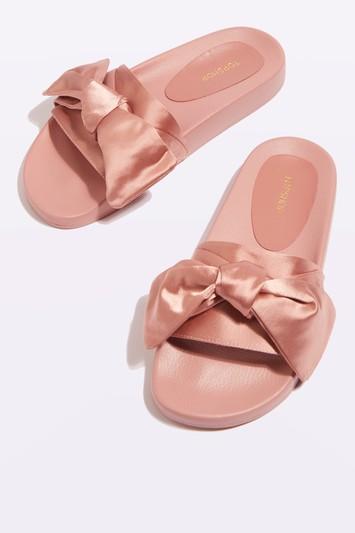 Topshop Halo Bow Slides
