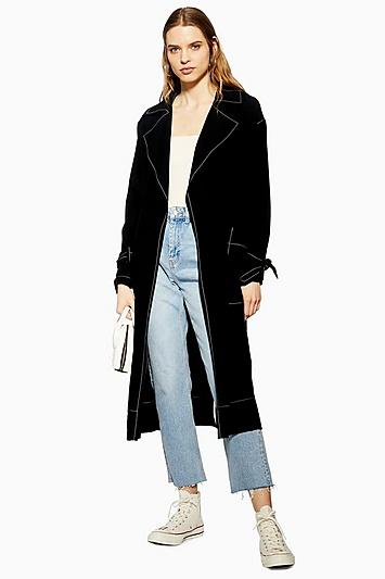 Topshop Belted Duster Jacket