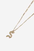 Topshop *s Initial Necklace