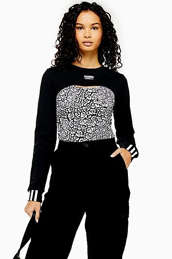 Super Crop Shoulder Sweatshirt By Adidas