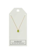 Topshop August Birthstone Necklace