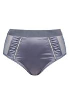 Topshop Satin High Waisted Knickers