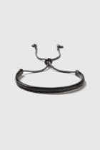 Topshop Black Tie Up Bangle