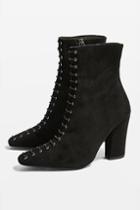 Topshop Harriet Lace Up Suede Boots