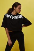 Topshop Cropped Crew Neck T-shirt By Ivy Park