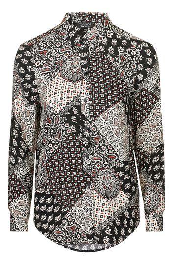 Topshop Tabriz Print Shirt