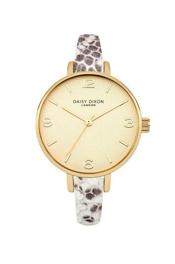 Topshop *sophia Croc Watch By Daisy Dixon