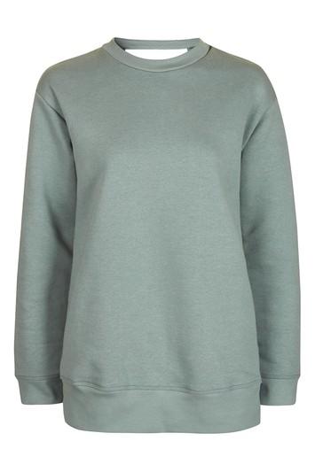 Topshop Cross Back Detail Sweat