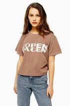 Topshop Petite Copenhagen Shrunken T-shirt