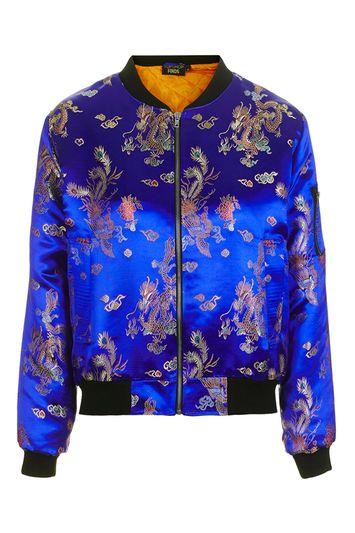 Topshop Oriental Bomber By Topshop Finds