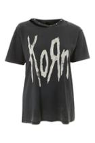 Topshop 'korn' Studded Round Neck T-shirt By And Finally