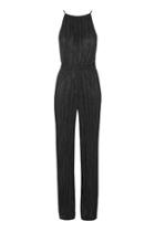 Topshop Tall Pleated High Neck Jumpsuit