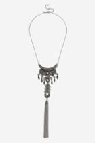 Topshop Ethnic Ladder Pendant Necklace