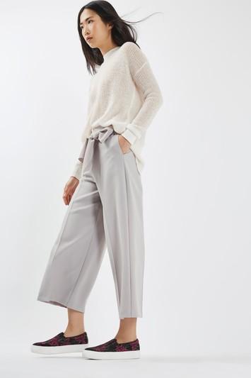 Topshop Gauzey Open Back Sweater