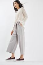 Topshop Gauzey Open Back Sweater