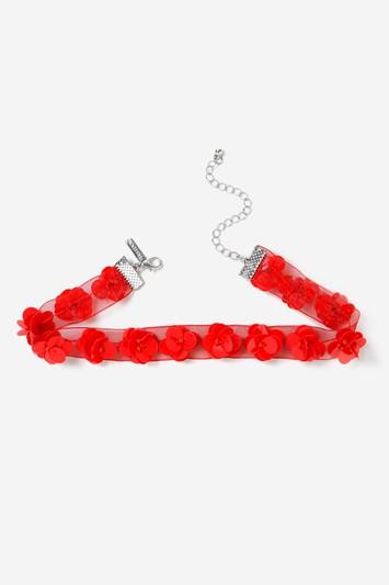 Topshop Sequin Flower Choker