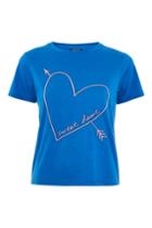 Topshop 'sweetheart' Mini Slogan T-shirt