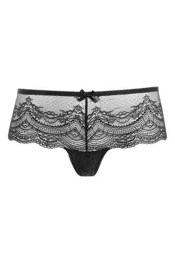 Topshop Deep Lace Brazilian Knickers